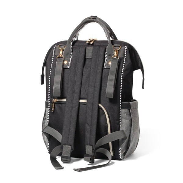 BabyOno, torba plecak do wózka Oslo Style, szaro-czarna