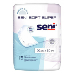 Seni, podkłady higieniczne Soft Super 90x60cm 5szt