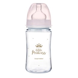 Canpol Babies, Butelka antykolkowa, Royal Baby 240ml różowa