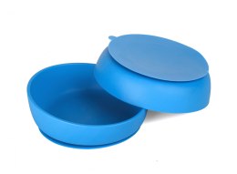 Doidy Bowl, silikonowa miseczka z przyssawką, niebieska