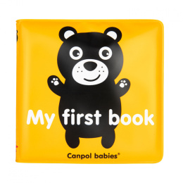 Canpol babies, książeczka edukacyjna z piszczkiem 6m+