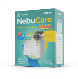 Helpmedi, NebuCare Max zestaw do nebulizacji, inhalator siateczkowy