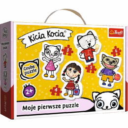 Trefl, puzzle Baby Classic Wesoła Kicia Kocia 2+
