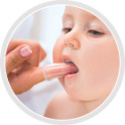 Canpol Babies, szczoteczka na palec do zębów i masażu dziąseł + etui