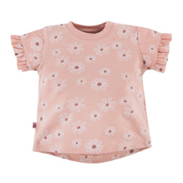Eevi, Daisy t-shirt dziecięcy różowy 68