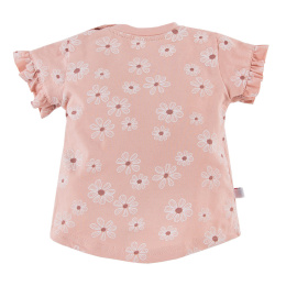 Eevi, Daisy t-shirt dziecięcy różowy 68