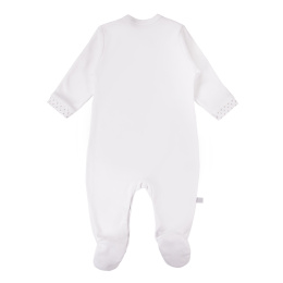 Eevi, Newborn pajac niemowlęcy biały 62