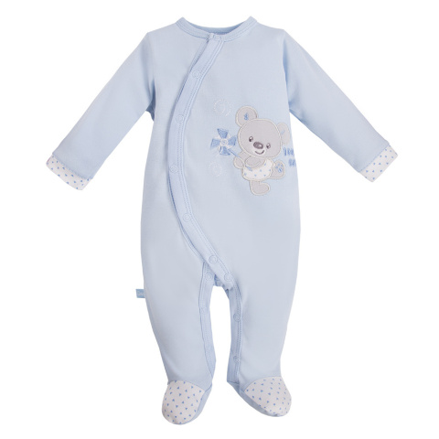 Eevi, Newborn pajac niemowlęcy niebieski 56
