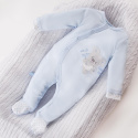 Eevi, Newborn pajac niemowlęcy niebieski 56