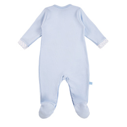 Eevi, Newborn pajac niemowlęcy niebieski 62