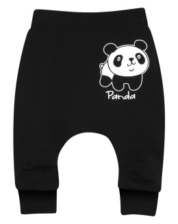 Nini, spodnie dziecięce panda czarne 62