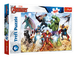 Trefl, puzzle 160el 6+ Gotowi by ratować świat Avengers