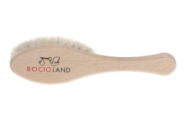 Bocioland, drewniana szczotka do włosów elipsa z koziny