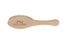 Bocioland, drewniana szczotka do włosów elipsa, szczecina