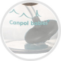 Canpol Babies, niekapiąca rurka silikonowa z odważnikiem 1 szt. szara