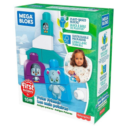 Mega Bloks, klocki Polarni przyjaciele 10el 12m+
