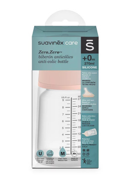 Suavinex, butelka zero zero 270ml o średnim przepływie
