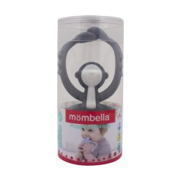 Mombella, gryzak dla niemowląt małpka, grey 3m+