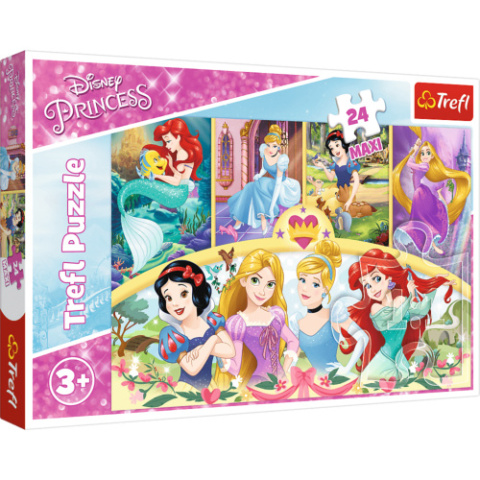 Trefl, Puzzle Maxi 24el 3+ Magia wspomnień Princess