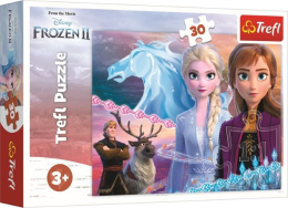 Trefl, puzzle 30el 3+ Frozen Odwaga sióstr
