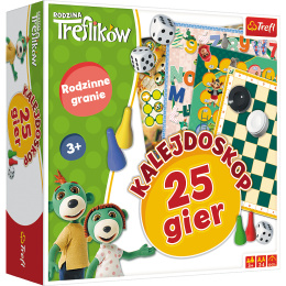 Trefl, Gra Rodzina Treflików - Kalejdoskop 25 gier 3+