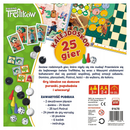 Trefl, Gra Rodzina Treflików - Kalejdoskop 25 gier 3+