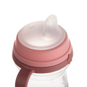Canpol Babies, kubek z silikonowym ustnikiem 150ml, bonjour paris różowy