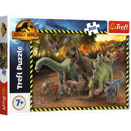 Trefl, puzzle 200el 7+ Dinozaury z Parku Jurajskiego