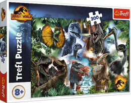 Trefl, puzzle 300el 8+ Jurassic World Ulubione dinozaury