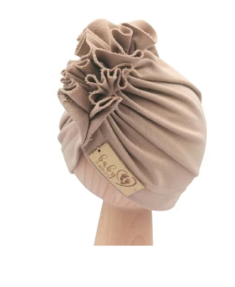 Baby in World, turban niemowlęcy, cappuccino 3-6m