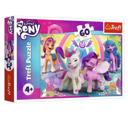 Trefl, Puzzle 60el 4+ Urocze Kucyki Pony