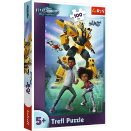 Trefl, puzzle 100el 5+ Drużyna Transformers