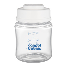 Canpol Babies, zestaw butelek do przechowywania pokarmu 3x120ml