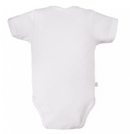 Eevi, body niemowlęce białe z krótkim rękawkiem, rozmiar 50