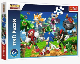 Trefl, Puzzle 160el 6+ Sonic i przyjaciele