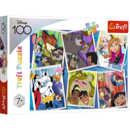 Trefl, puzzle 200el 7+ Bohaterowie Disney