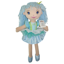 Tulilo, lalka Eliza szmacianka niebieska 45cm