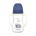 Canpol Babies, butelka z uchwytami, sleepy koala, 240ml niebieska