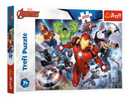 Trefl, puzzle 200el 7+ Waleczni Avengersi