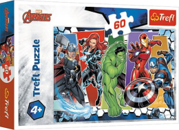 Trefl, Puzzle 60el 4+ Niezwyciężeni Avengersi
