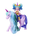Kookyloos, Star Unicorn laleczka Aurora z turkusowym jednorożcem