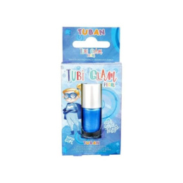 Tuban, lakier do paznokci zmywalny wodą, niebieski