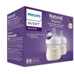 Philips Avent, butelka responsywna Natural 2x125ml 0+